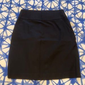Banana republic stretch black suiting skirt